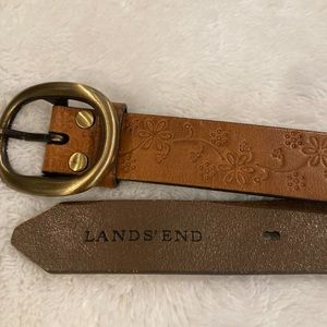 Land’s End Embossed Belt